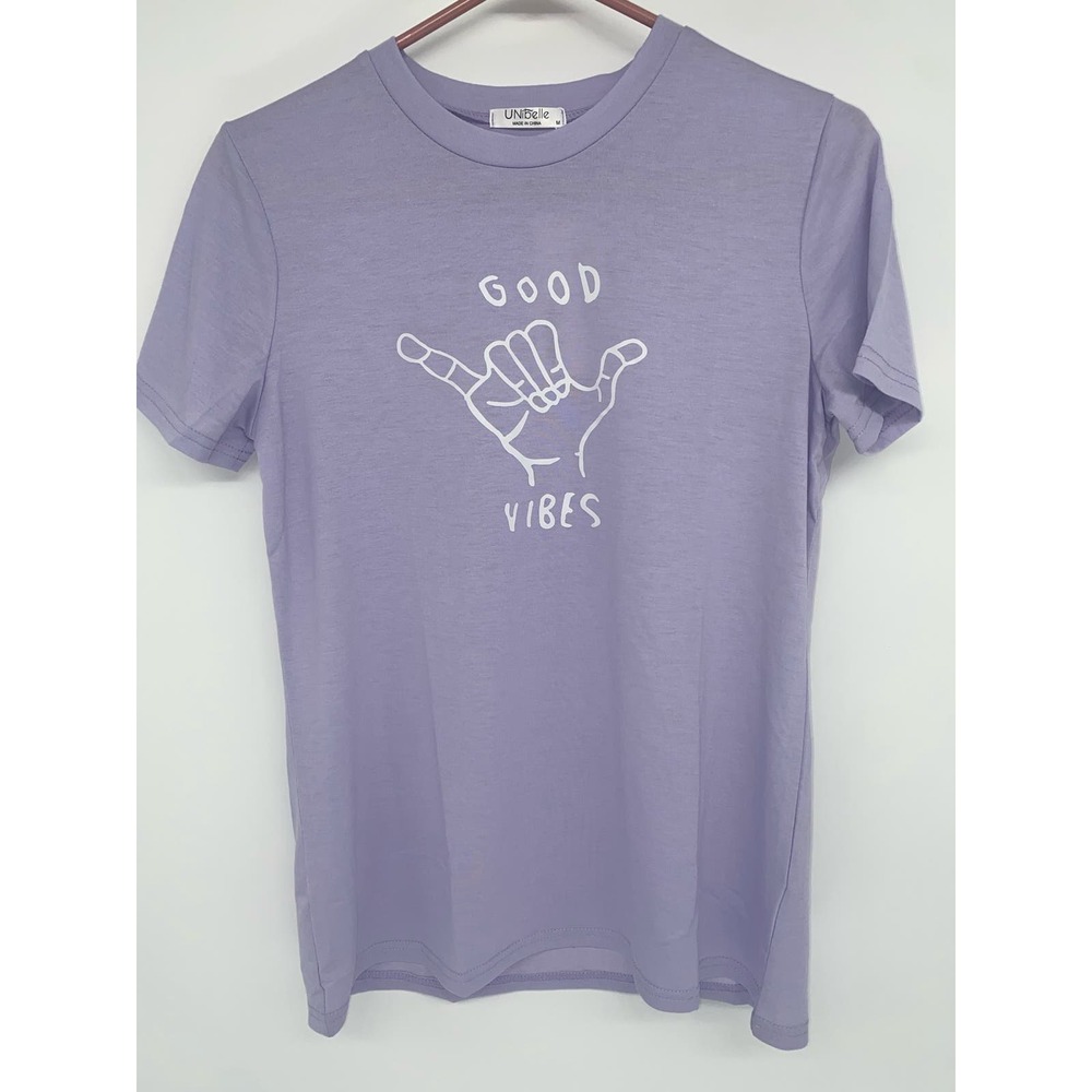 NWT UNIbelle‎ GOOD VIBES Womens T-Shirt